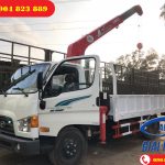 Xe tải Hyundai 110S 7 Tấn Gắn Cẩu UNIC UR-V344 3 Tấn 4 Khúc